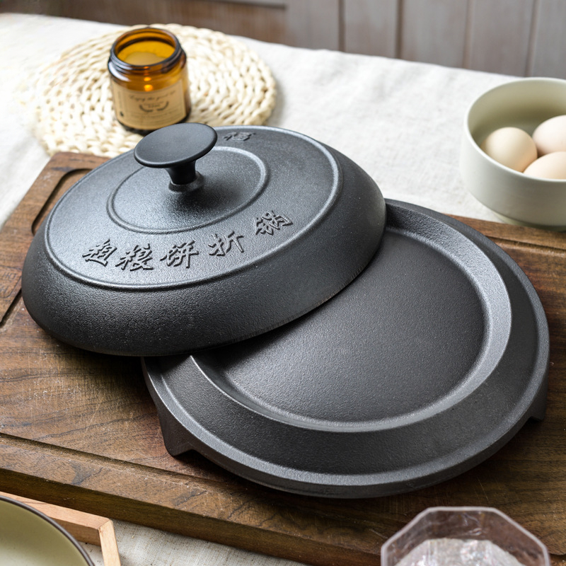 Crepe Maker Griddle - Сверхмощная аутентичная чугунная сковорода с антипригарным