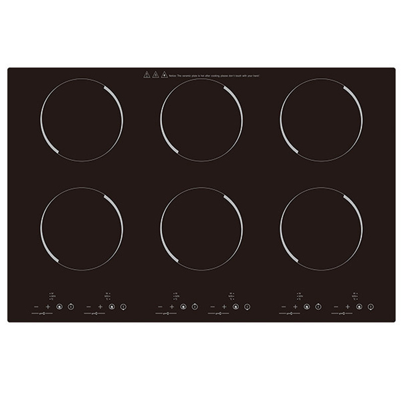 Commercial Kitchen Stove - Коммерческая электрическая керамическая плита с шестью