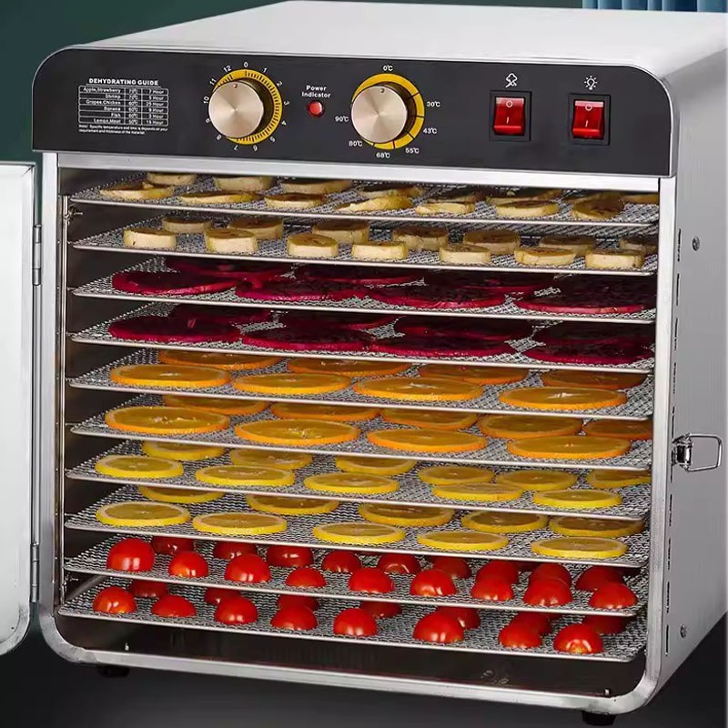 Commercial Food Dehydrator - 10-слойная сушилка для продуктов из нержавеющей