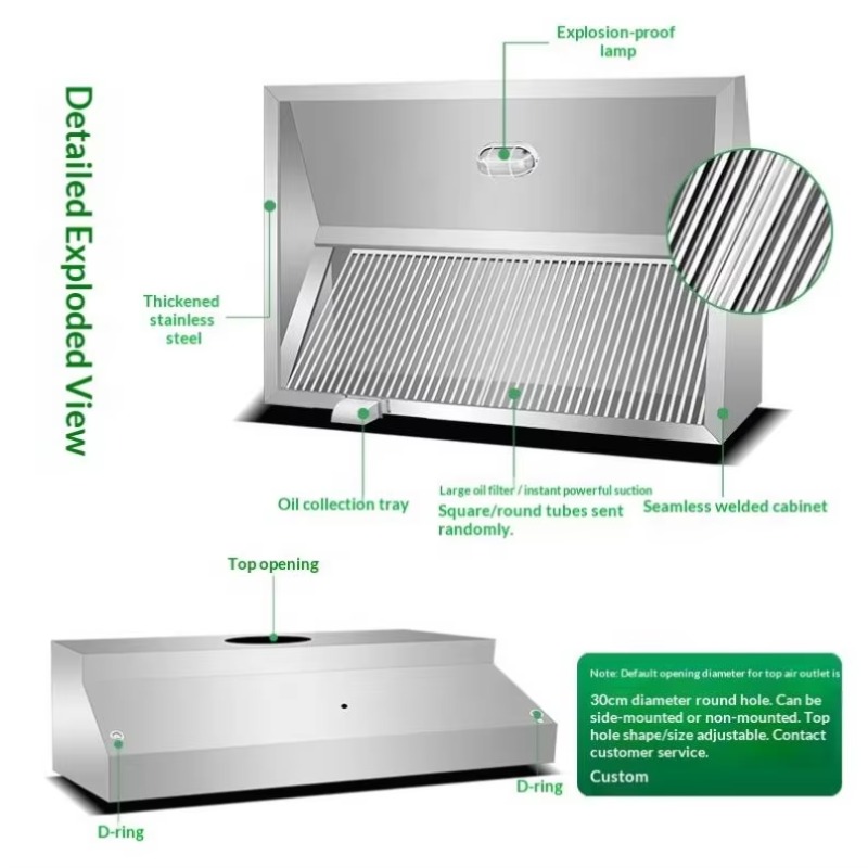 Коммерческая настенная вытяжка – обзор и цена Commercial Kitchen Hood