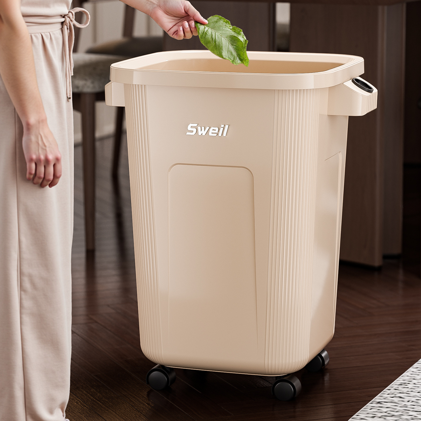 Большой мусорный контейнер на  – обзор и цена Commercial Kitchen Garbage Can