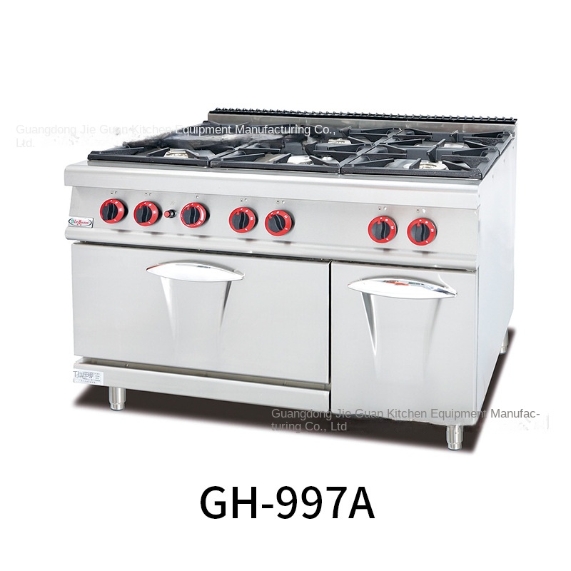 Газовая плита Jie Guan GH-797A – обзор и цена Commercial Kitchen Stove