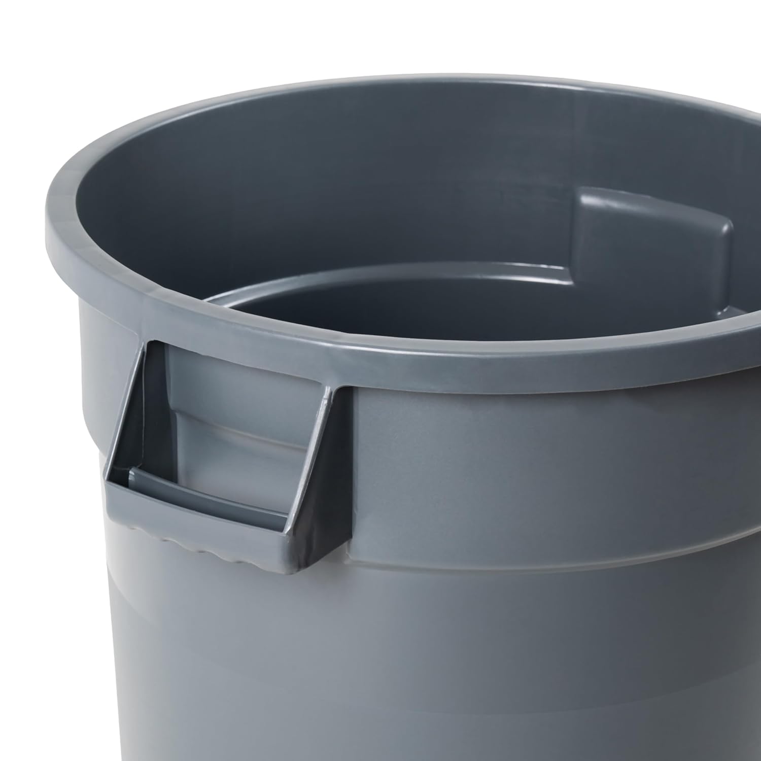 Комплект из 2-х серых круглых  – обзор и цена Commercial Kitchen Garbage Can